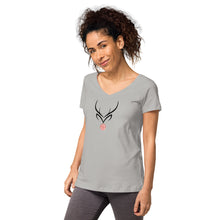 Load image into Gallery viewer, It's a Fine Line... V-Neck (Grey)