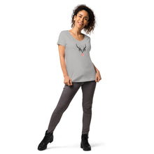 Load image into Gallery viewer, It's a Fine Line... V-Neck (Grey)